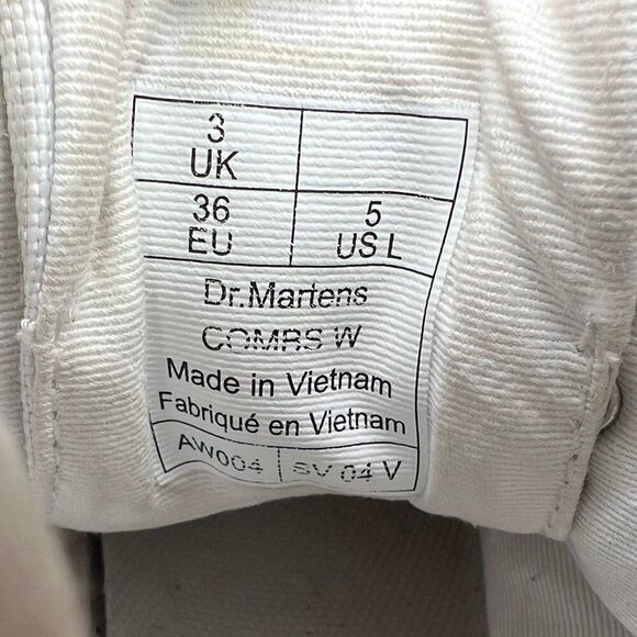 Dr. Martens Women's Size 5 Combs Poly Casual Combat Boots - Picture 10 of 10